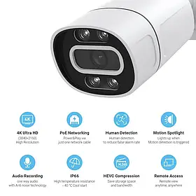 Камера CAMERA C16 TUYA APP WIFI IP 3.0mp вулична iC227