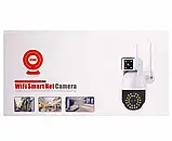 Бездротова Камера DUAL CAMERA P12 WIFI IP 360/90 V380PRO 3+3.0mp Поворотна Вулична з Датчиком Руху SV227, фото 7