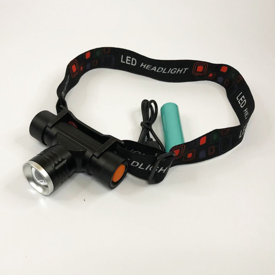 Ліхтар на голову для ЗСУ Police, Головний ліхтар акумуляторний світлодіодний потужний GZ-69, фото 1