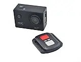 Екшн камера DVR SPORT-S3 Wi Fi waterprof 4K, Камера з пультом, Водонепроникна SV227, фото 3
