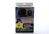 Екшн камера DVR SPORT-S3 Wi Fi waterprof 4K, Камера з пультом, Водонепроникна SV227, фото 4