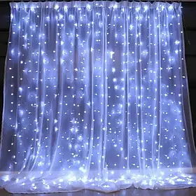Xmas гірлянд (Штора) 3M*2M) 200 led W-9 Білий (Copper) на мідному дроті + соед (100) HS HS iC227