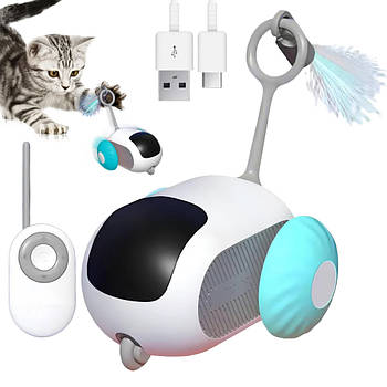 Інтерактивна іграшка для кота + пульт, від USB / Котяча іграшка / Іграшка для котів / Розумна іграшка для котів
