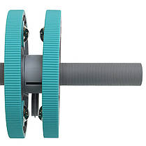 Фітнес-набір Yogaplus 3 в 1 колесо для преса гантелі упори Multipurpose compact fitness set, фото 5