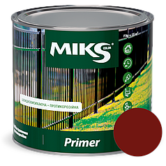 Miks грунт по металу антикорозійний, червоно-коричневий, 12кг