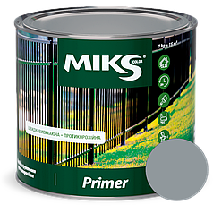 Miks грунт по металу антикорозійний, сірий, 12кг