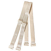 Бретелі для бюстгальтера 1,5 см беж