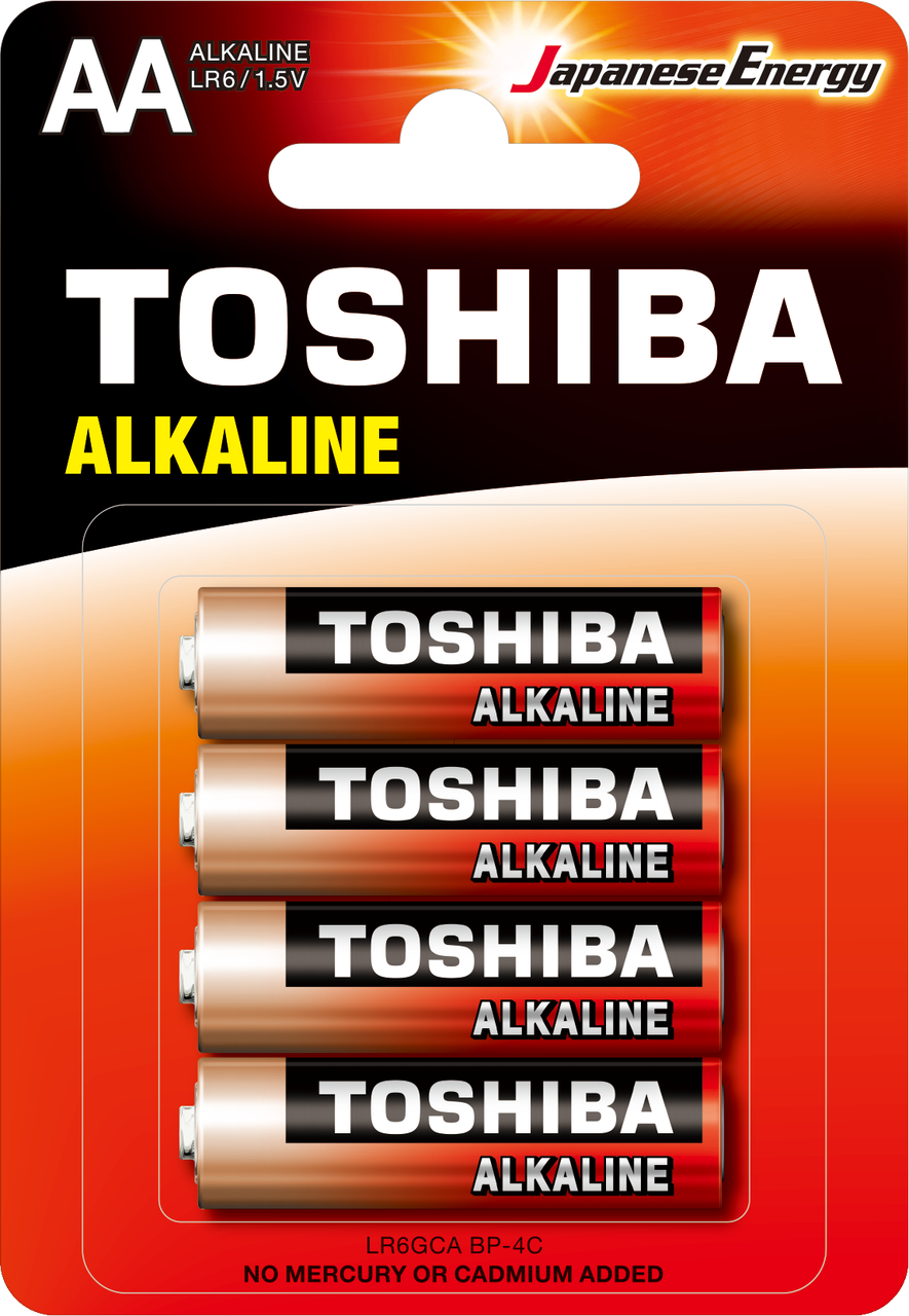 Батарейка Toshiba Alkaline LR06 AA (ціна за 4 шт)