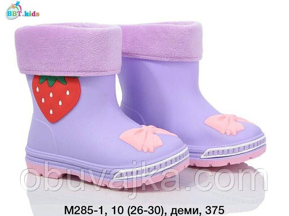 Дитячі гумові чоботи від фірми BBT (26-30), фото 1