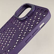 Чохол для Apple iPhone 11 Pro силіконовий чохол з підставкою на телефон айфон 11 про фіолетовий k2n, фото 4