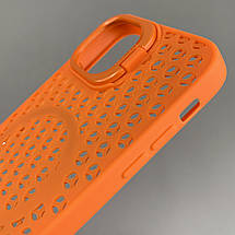 Чохол для Apple iPhone 11 силіконовий чохол з підставкою на телефон айфон 11 помаранчевий k2n, фото 4