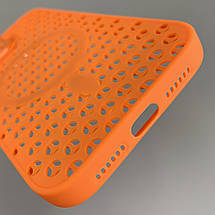 Чохол для Apple iPhone 11 силіконовий чохол з підставкою на телефон айфон 11 помаранчевий k2n, фото 5