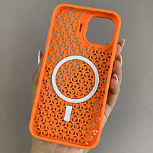 Чохол для Apple iPhone 11 силіконовий чохол з підставкою на телефон айфон 11 помаранчевий k2n, фото 2