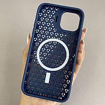 Чохол для Apple iPhone 11 силіконовий чохол з підставкою на телефон айфон 11 синій k2n, фото 2