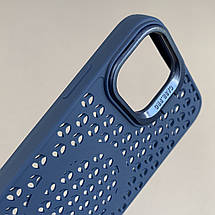 Чохол для Apple iPhone 11 силіконовий чохол з підставкою на телефон айфон 11 синій k2n, фото 3