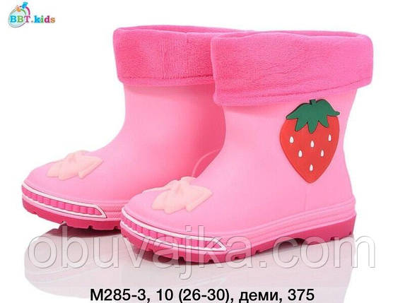 Дитячі гумові чоботи від фірми BBT (26-30), фото 1