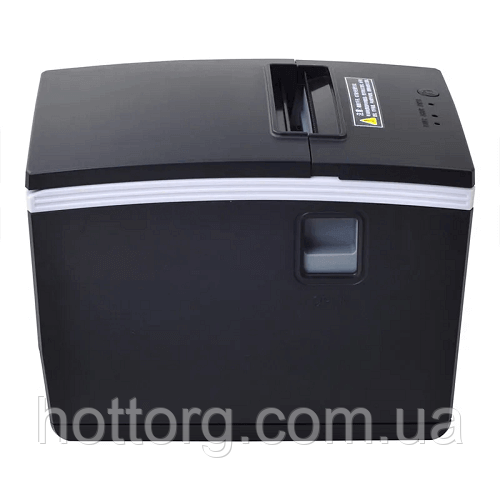 Принтер чеків Xprinter XP-E200L, USB+RS+LAN POS 80 мм