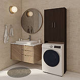 Шафа для пральної машини MebelProff ПВ-8, пенал під пральну машину, шафа пенал у ванну кімнату, фото 7