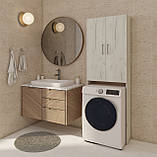 Шафа для пральної машини MebelProff ПВ-8, пенал під пральну машину, шафа пенал у ванну кімнату, фото 5