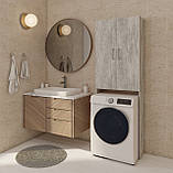 Шафа для пральної машини MebelProff ПВ-8, пенал під пральну машину, шафа пенал у ванну кімнату, фото 8