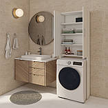 Шафа для пральної машини MebelProff ПВ-8, пенал під пральну машину, шафа пенал у ванну кімнату, фото 2