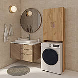 Шафа для пральної машини MebelProff ПВ-8, пенал під пральну машину, шафа пенал у ванну кімнату, фото 9