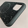 Чохол для Apple iPhone 11 чохол Swarowski з MagSafe з магсейф на телефон айфон 11 чорний l9h, фото 6