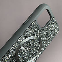 Чохол для Apple iPhone 11 чохол Swarowski з MagSafe з магсейф на телефон айфон 11 сталевий l9h, фото 3