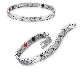 Магнітний браслет Афродіта голд 4в1 (срібло)