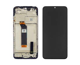 Дисплей для Xiaomi Poco M4 5G | M5 | Redmi Note 11E із сенсором в рамці (Чорний) Оригінал Китай