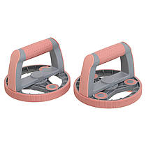 Фітнес-набір Yogaplus 3 в 1 колесо для преса гантелі упори Multipurpose compact fitness set, фото 5