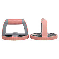 Фітнес-набір Yogaplus 3 в 1 колесо для преса гантелі упори Multipurpose compact fitness set, фото 6