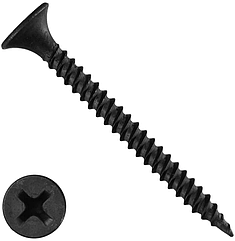 Саморіз для гіпсокартону по металу 3.5/25мм, 1000шт/уп