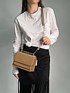 Жіноча сумка Коуч коричнева Coach Brown Mini Klare Crossbody in Signature, фото 3