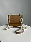 Жіноча сумка Коуч коричнева Coach Brown Mini Klare Crossbody in Signature, фото 5