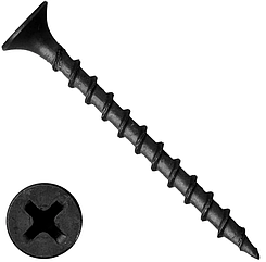 Саморіз для гіпсокартону по дереву 3.5/25мм, 1000шт/уп