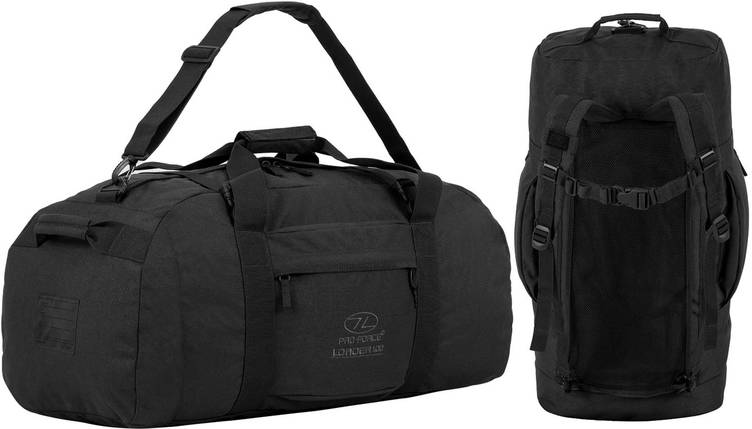 Дорожня сумка-рюкзак Highlander Loader 100L Holdall (Black), фото 1