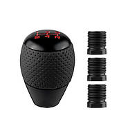 Ручка куліси чорна F-45626 (5R ) перфорація,без шва