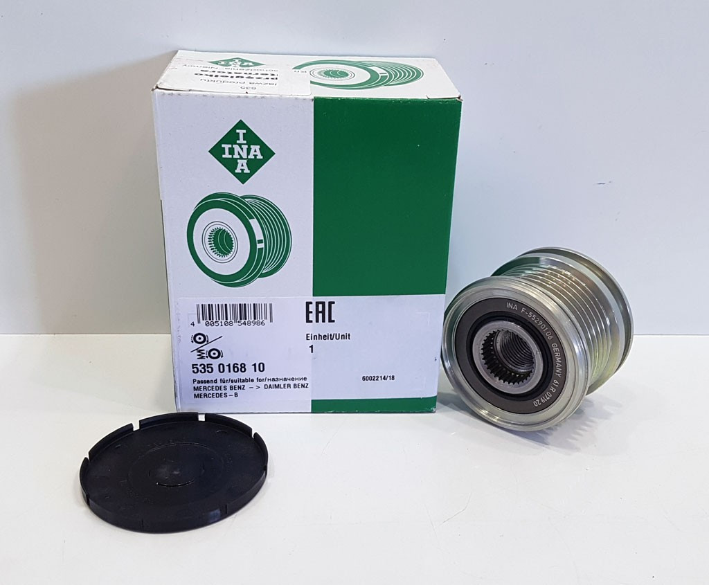 Шків генератора (OM 646 - 651) 2.2 CDI Mercedes Sprinter W906 - Vito W639 W447 - INA - Німеччина - 535 0168 10