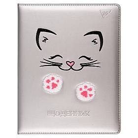 Щоденник шкільний YES PU Pussycat (обкладинка з м'якої PU-шкіри) 911507