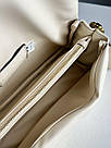 Жіноча сумка Коуч бежева Coach Beige Pillow Tabby 26 Leather Shoulder Bag, фото 8