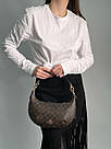 Жіноча сумка Коуч коричнева Coach Brown Payton Hobo In Signature Canvas, фото 5