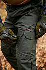 Тактичні армійські, повсякденні, робочі карго штани Sokil Profi, олива ріп-стоп, індивідуальний пошив, фото 4
