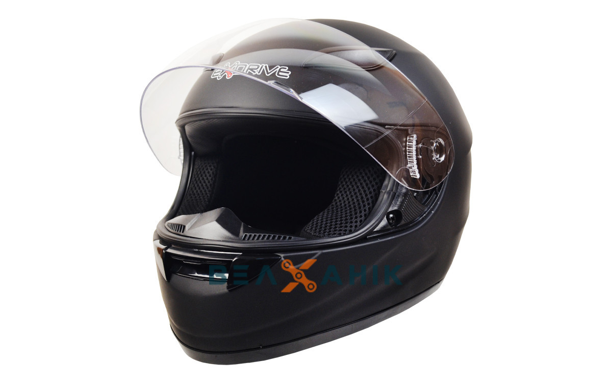 Шолом (інтеграл) ExDrive EX-07 чорний мат [S], фото 1