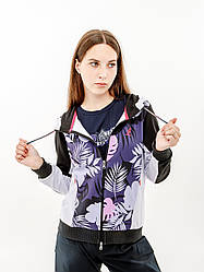 Жіноча Толстовка AUSTRALIAN FLOWERS HOODIE ELASTIC FLEECE INSERT JACKET Різнокольоровий L (7dLSDGC0009-465 L)