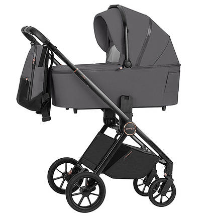 Універсальний візочок 2 в 1 CARRELLO Ultra CRL-6525 Sonic Grey N.F. Сіра, фото 1