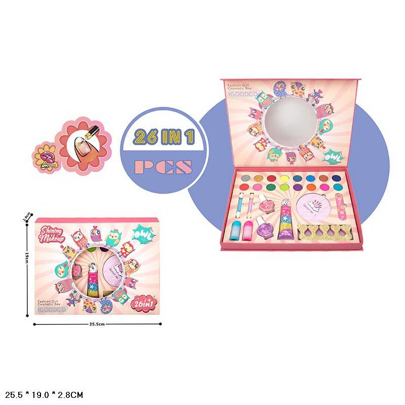 Дитяча косметика LK2866 палетка тіней лак блиск аксесуари, фото 1