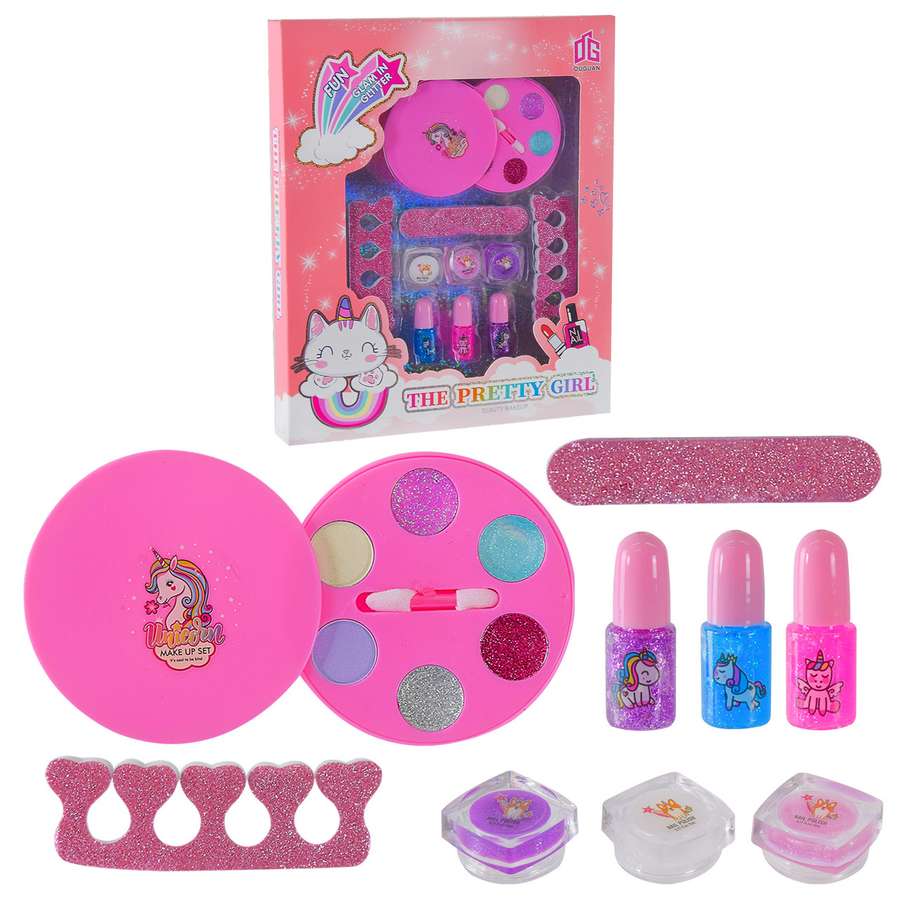 Косметика для дівчаток 2003N/S, тіні, лак, блиск, аксесуари, фото 1