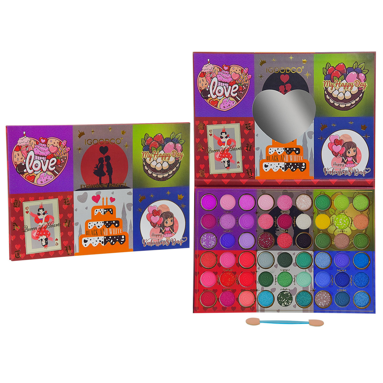 Косметика для дівчаток IG2979 палетка тіней 54 кольори з пензлем, фото 1