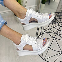 Босоніжки спортивні жіночі шкіряні ТМ Vasha Para. У наявності всі розміри